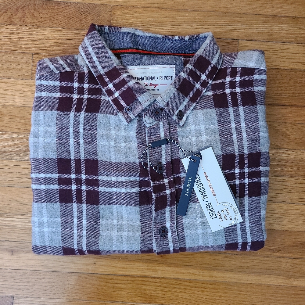 International Report Men's Flannel Shirt